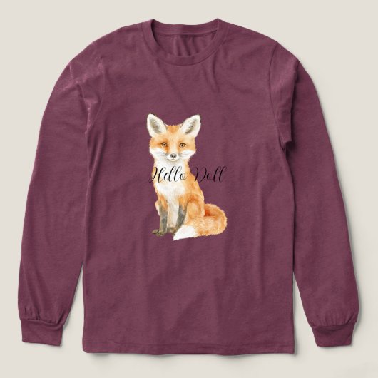 Sweet Fox Tri-Blend Shirt (Voorkant)