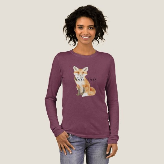 Sweet Fox Tri-Blend Shirt (Voorkant)