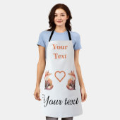 Sweet Fox, vos, love pixel art Schort (Gedragen)