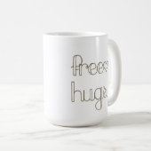 Sweet Free Hugs Heart Mok (Voorkant rechts)