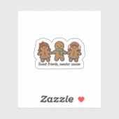 Sweet Friends Sweeter Season Gingerbread Sticker (Vel)