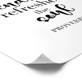 Sweet Friendship Bible Verse Hand Lettering Quote Poster (Hoek)