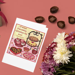 Sweet Friendship Valentijn Kaart (aanpasbaar)