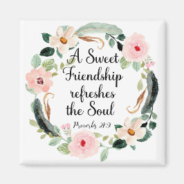 Sweet Friendship verfrist de Soul Floral Magneet