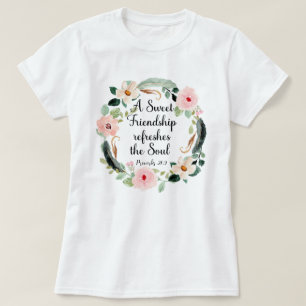 Sweet Friendship verfrist de Soul Floral T-shirt