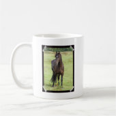 Sweet Friesian Horse Coffee Mok (Links)