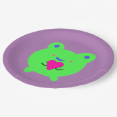 Sweet Frog met hart Papieren Bordje (Gekanteld)