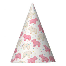 Sweet Frosted Animal Cookie Party Hat Feesthoedjes