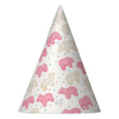 Sweet Frosted Animal Cookie Party Hat Feesthoedjes (Links)
