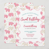 Sweet Frosted Animal Cookies Verjaardag Uitnodigin Kaart (Voorkant / Achterkant)