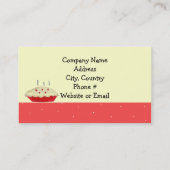 Sweet Fruits Bakery Design Visitekaartje (Achterkant)