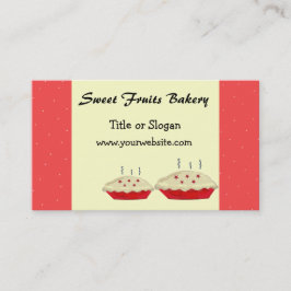 Sweet Fruits Bakery Design Visitekaartje