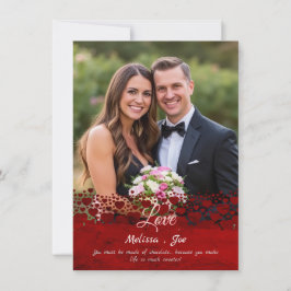 Sweet & Fun Gepersonaliseerde Foto Valentijnsdag K Feestdagenkaart