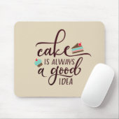 Sweet Funny Cake is altijd een goed idee | Mousepa Muismat (Met muis)