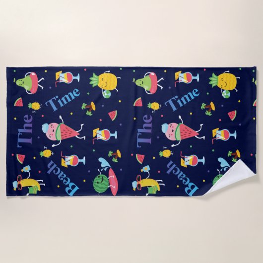 Sweet Furits Summer Pattern Strandlaken (Voorkant)