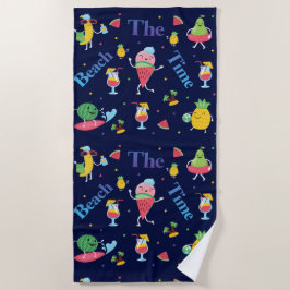 Sweet Furits Summer Pattern Strandlaken