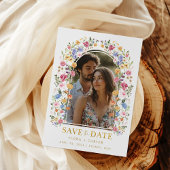 Sweet Garden Floral Arch Foto Bewaar de datum Kaart