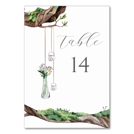 Sweet Garden Tafelnummers (Achterkant)