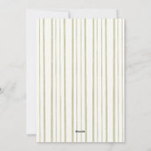 Sweet Garland Hand geschilderde kerstfotokaart Feestdagenkaart (Achterkant)