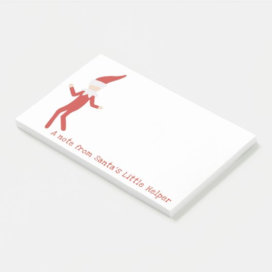 Sweet & Gekke kerstman, gepersonaliseerd Post-it® Notes (Schuin)