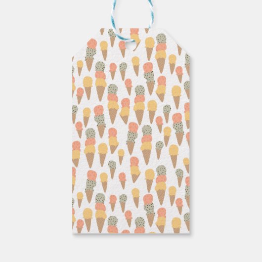 Sweet Gelato Mint Chip Mango Passionfruit CUSTOM Cadeaulabel (Achterkant)