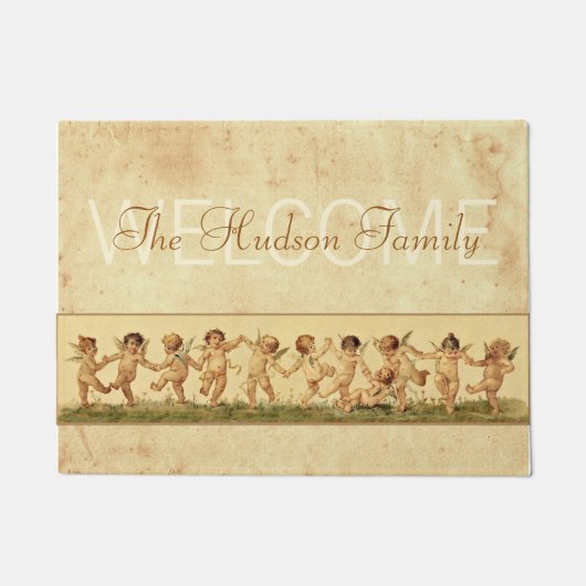  Sweet Gelukkig Kersubs dansen Gepersonaliseerd Deurmat (Voorkant)