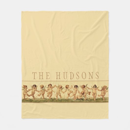  Sweet Gelukkig Kersubs dansen Gepersonaliseerd Fleece Deken (Voorkant)