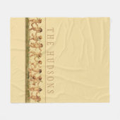  Sweet Gelukkig Kersubs dansen Gepersonaliseerd Fleece Deken (Voorkant (Horizontaal))