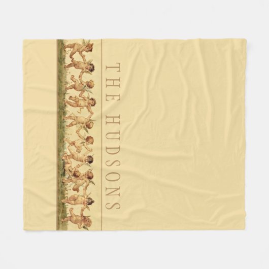  Sweet Gelukkig Kersubs dansen Gepersonaliseerd Fleece Deken (Voorkant (Horizontaal))