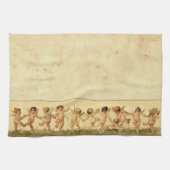  Sweet Gelukkig Kersubs dansen Theedoek (Horizontaal)