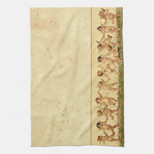  Sweet Gelukkig Kersubs dansen Theedoek (Verticaal)