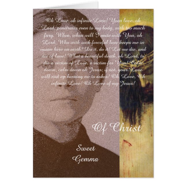 Sweet Gemma van Christus (Voorkant)