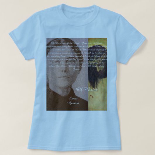 Sweet Gemma van Christus T-shirt (Design voorkant)