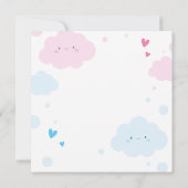 Sweet Gender Reopenbaarmakingsuitnodiging Kaart (Achterkant)