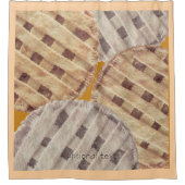 Sweet Georgia Peach Pie Custom Shower Curtain Douchegordijn (Voorkant)