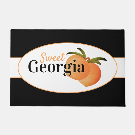 Sweet Georgia Peaches Deurklep Deurmat (Voorkant)