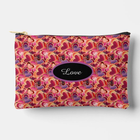 Sweet gepersonaliseerde popping harten Folie Etui (Voorkant)