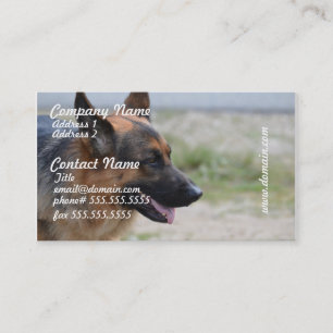 Sweet German Shepherd Dog Visitekaartjes