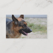 Sweet German Shepherd Dog Visitekaartjes (Achterkant)