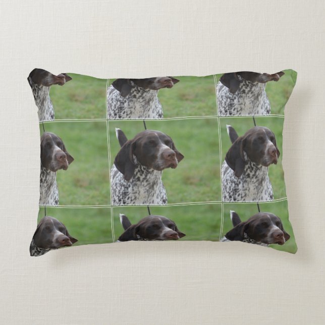 Sweet German Shorthaired Pointer Decoratief Kussen (Voorkant)