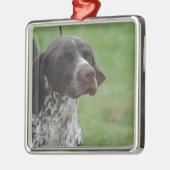 Sweet German Shorthaired Pointer Metalen Ornament (Links)