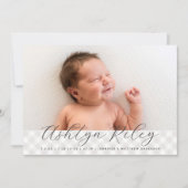 Sweet Geslacht Neutraal Gingham geboorte aankondig Aankondiging (Voorkant)