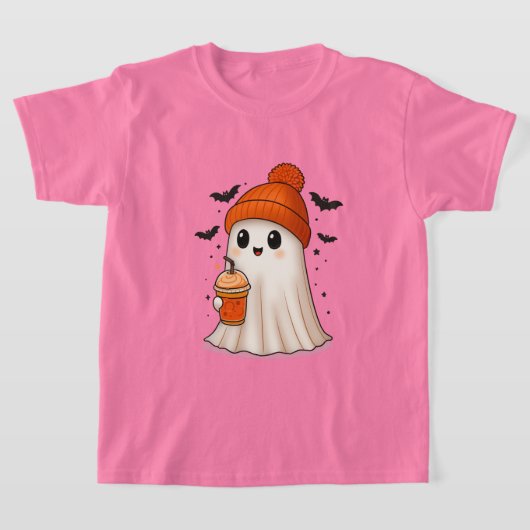 Sweet Ghost Halloween Design Pet voor vrouwen T-shirt (Laagn)