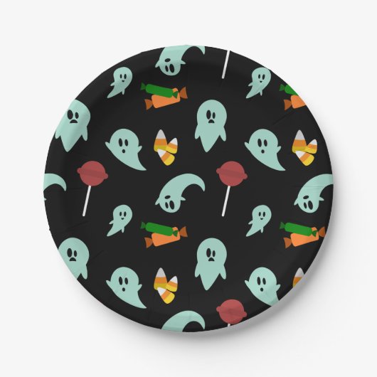 Sweet Ghost Papieren Bordje (Voorkant)