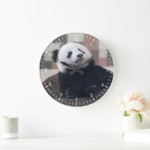 Sweet Giant Panda Baby Grote Klok (Huis)