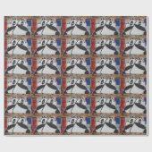 Sweet Giant Pandas Graffiti Cadeaupapier (Vlak)