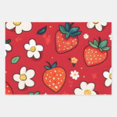 Sweet Giant Strawberry Inpakpapier Vel (Voorkant 3)