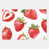 Sweet Giant Strawberry Inpakpapier Vel (Voorkant 2)