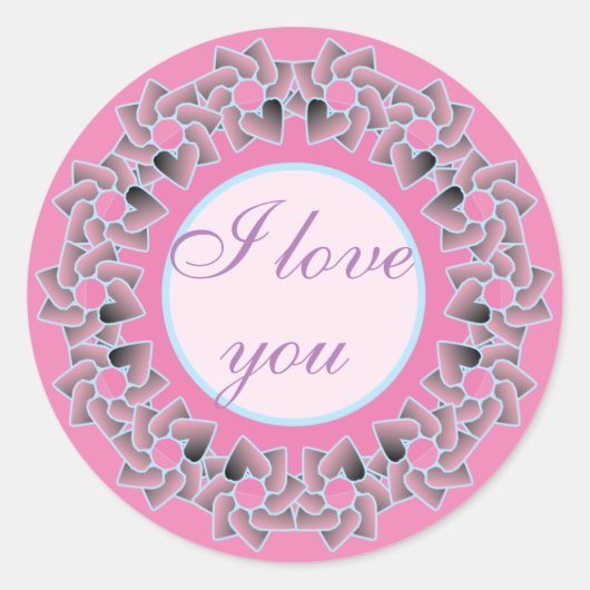 Sweet Gifts and Favors Floral Design Ronde Sticker (Voorkant)
