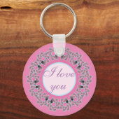Sweet Gifts en Favors Floral Design. Sleutelhanger (Voorkant)